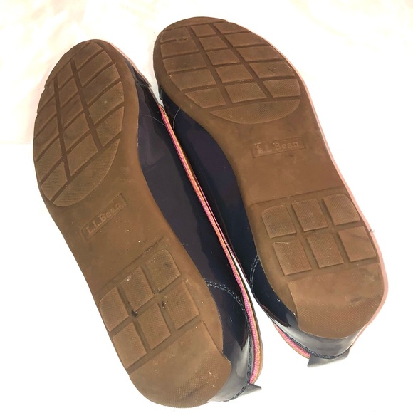L.L.Bean Coastal Rain Skimmers Flats Galoshes sz 7,5 - Picture 10 of 12
